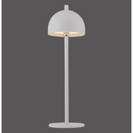 Schöner Wohnen 19244-16 - LED dimbar, touchstyrd, uppladdningsbar utomhusbordslampa BELLIS LED/2,5W/5V 2600 mAh IP54 vit