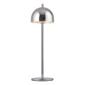 Schöner Wohnen 19244-17 - LED dimbar beröringsstyrd uppladdningsbar utomhusbordslampa BELLIS LED/2,5W/5V 2600 mAh IP54 blank krom