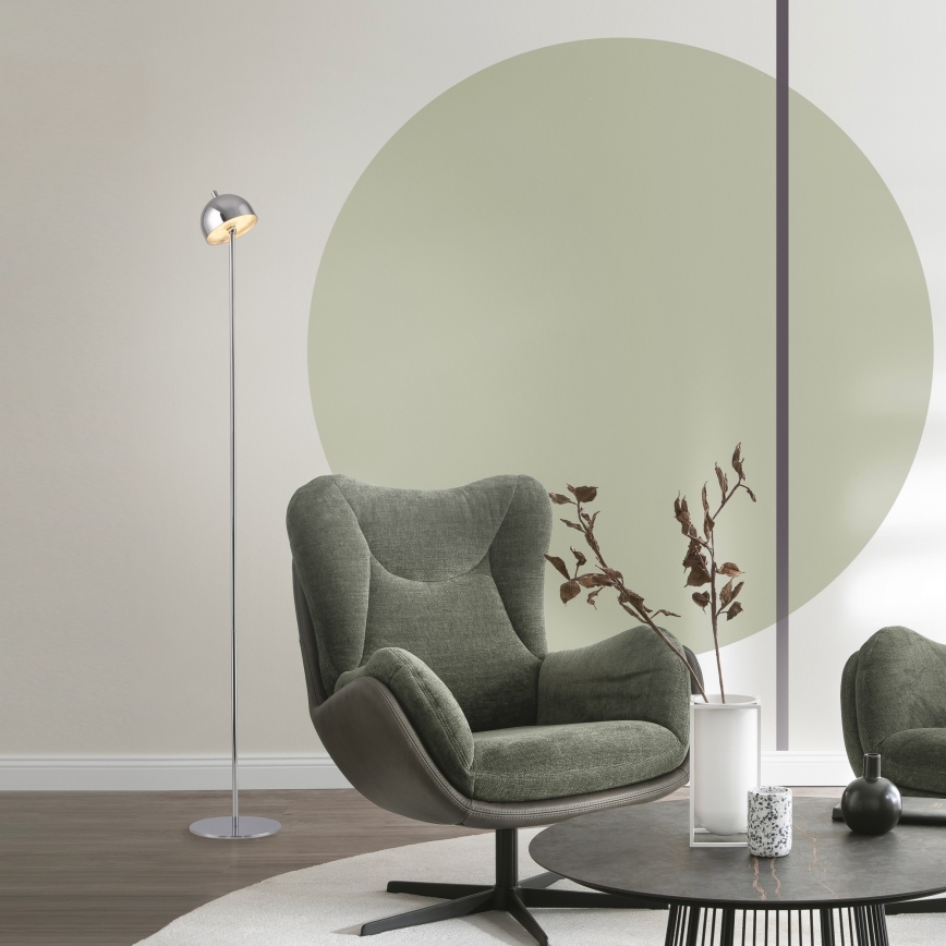 Schöner Wohnen 19245-17 - LED dimbar, beröringsstyrd, uppladdningsbar golvlampa för utomhusbruk BELLIS LED/2,5W/5V 2600 mAh IP54 blank krom