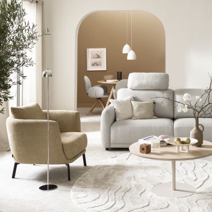 Schöner Wohnen 19245-17 - LED dimbar, beröringsstyrd, uppladdningsbar golvlampa för utomhusbruk BELLIS LED/2,5W/5V 2600 mAh IP54 blank krom