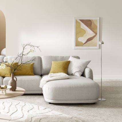 Schöner Wohnen 19245-17 - LED dimbar, beröringsstyrd, uppladdningsbar golvlampa för utomhusbruk BELLIS LED/2,5W/5V 2600 mAh IP54 blank krom