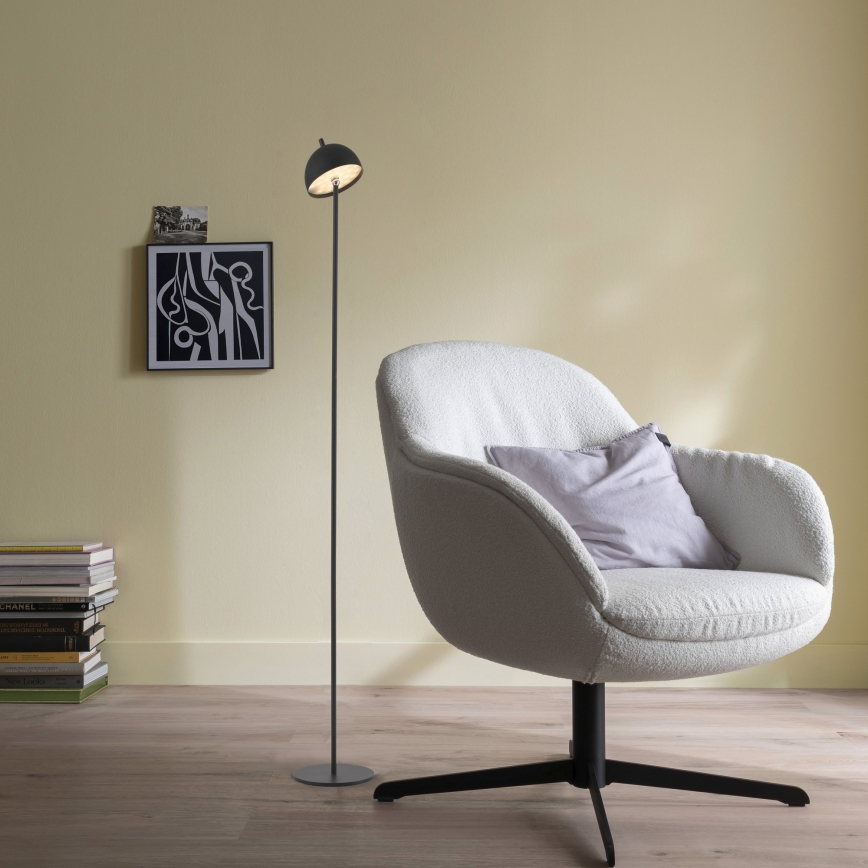 Schöner Wohnen 19245-18 - LED dimbar, beröringsstyrd, uppladdningsbar utomhusgolvlampa BELLIS LED/2,5W/5V 2600 mAh IP54 svart