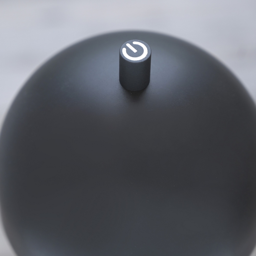 Schöner Wohnen 19245-18 - LED dimbar, beröringsstyrd, uppladdningsbar utomhusgolvlampa BELLIS LED/2,5W/5V 2600 mAh IP54 svart