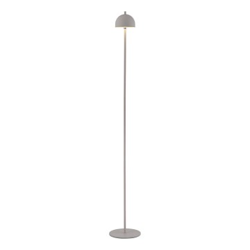 Schöner Wohnen 19245-39 - Dimbar touchstyrd uppladdningsbar utomhus-golvlampa BELLIS LED/2,5W/5V 2600 mAh IP54 grå