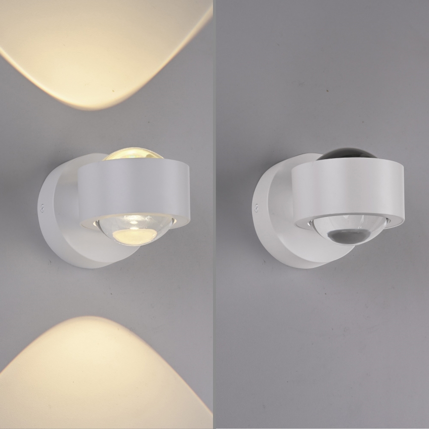 Schöner Wohnen 19331-16 - LED-vägglampa CHIA 2xLED/2W/230V vit
