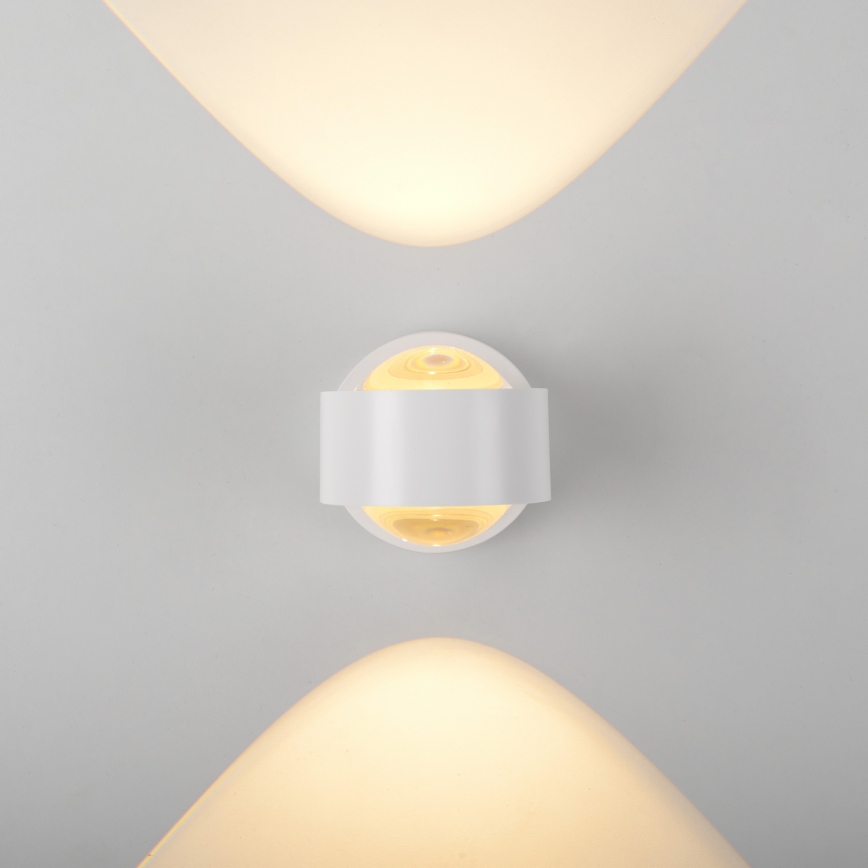 Schöner Wohnen 19331-16 - LED-vägglampa CHIA 2xLED/2W/230V vit