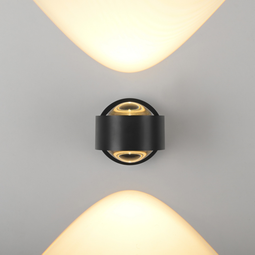 Schöner Wohnen 19331-18 - LED vägglampa CHIA 2xLED/2W/230V svart
