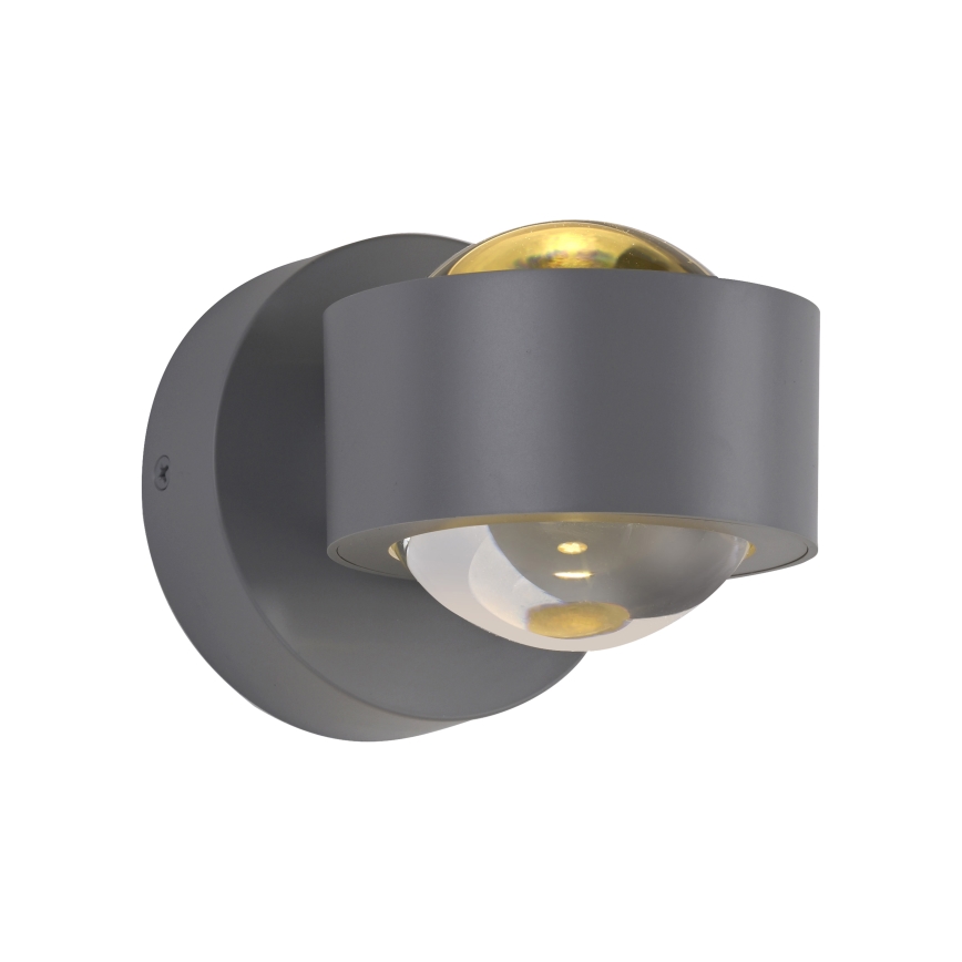 Schöner Wohnen 19331-21 - LED-vägglampa CHIA 2xLED/2W/230V antracit