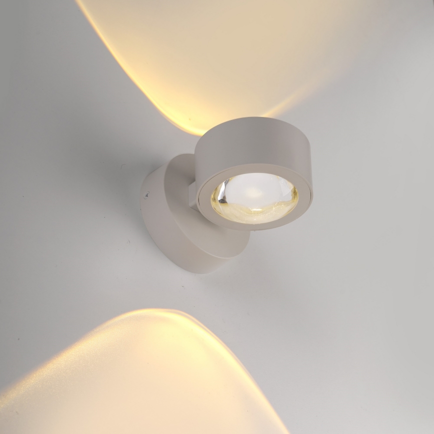 Schöner Wohnen 19331-39 - LED-vägglampa CHIA 2xLED/2W/230V grå