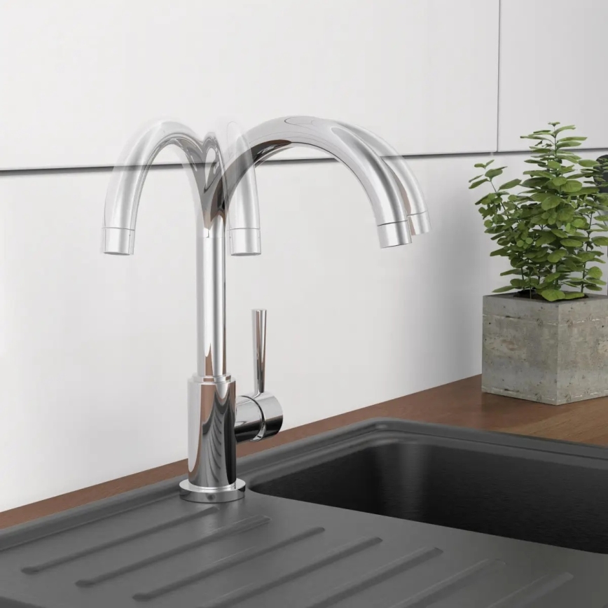 Schütte 79119 - Köksblandare CORNWALL i blank krom