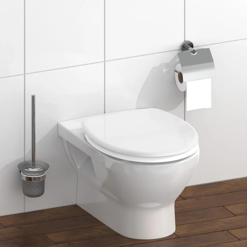 Schütte 82100-A - WC-sits i vit duroplast med SoftClose