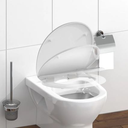 Schütte 82100-A - WC-sits i vit duroplast med SoftClose