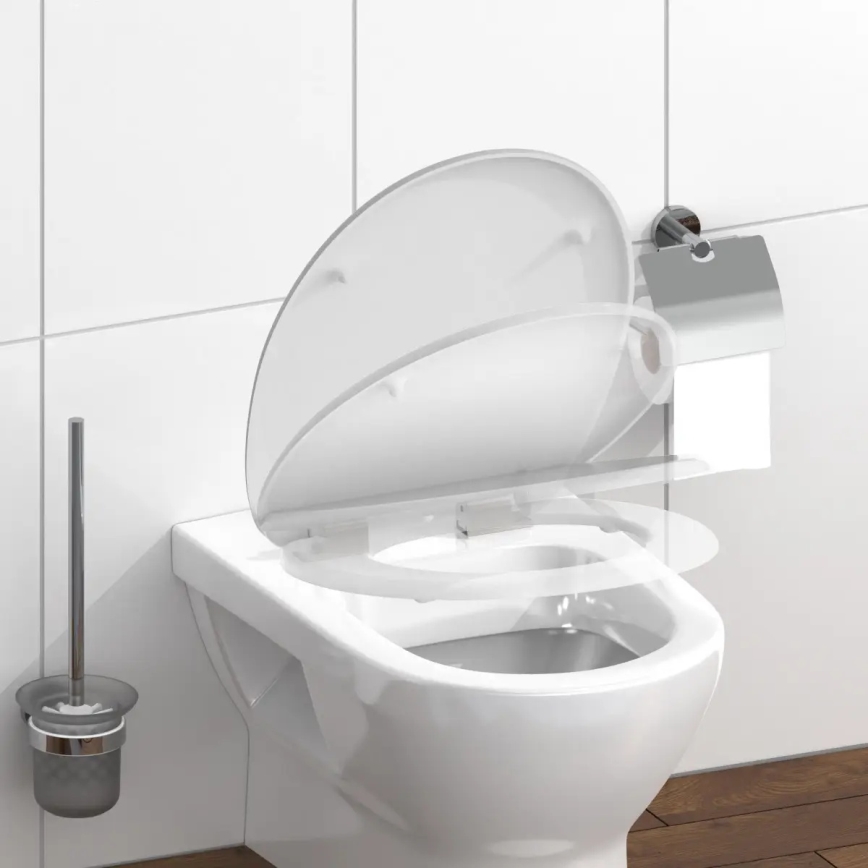 Schütte 82100-A - WC-sits i vit duroplast med SoftClose