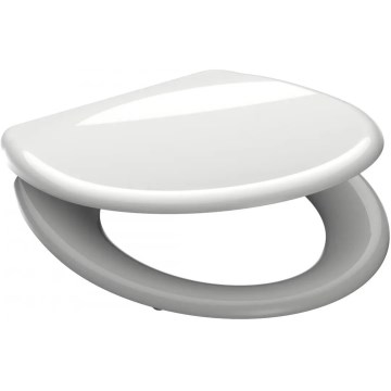 Schütte 82300-A - Toalettsits vit med SoftClose i duroplast