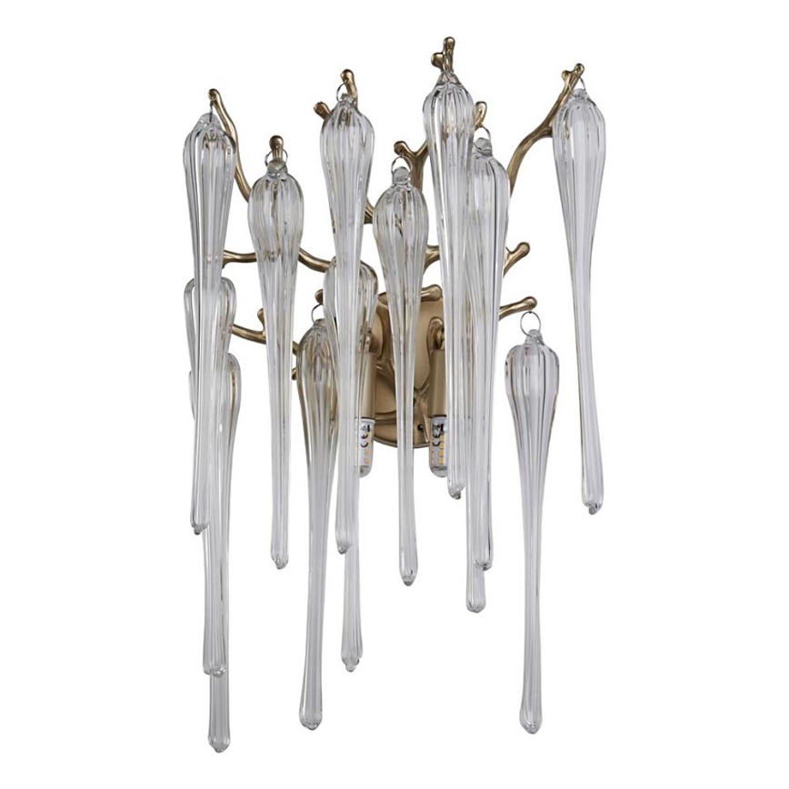 Searchlight - Väggarmatur HERITAGE 2xG9/33W/230V