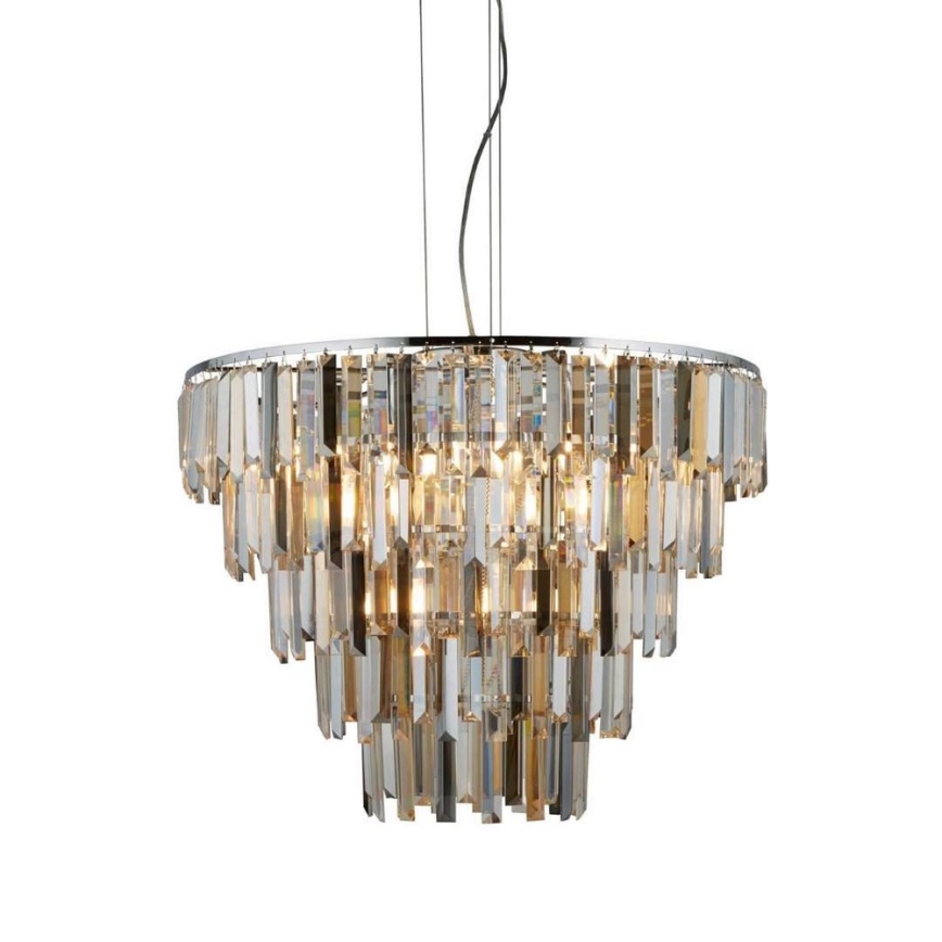 Searchlight 1229-9CC - Ljuskrona med snöre CLARISSA 9xE14/40W/230V