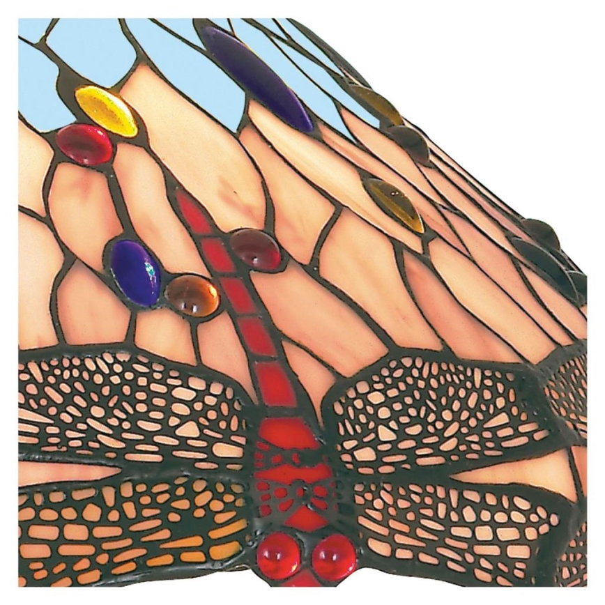 Searchlight - Tiffany ljuskrona på kedja TROLLSLÄNDA 1xE27/60W/230V