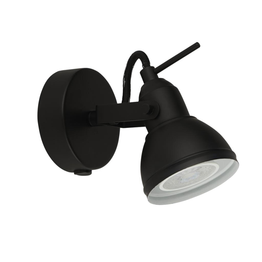 Searchlight - Väggspotlight FOCUS 1xGU10/50W/230V svart