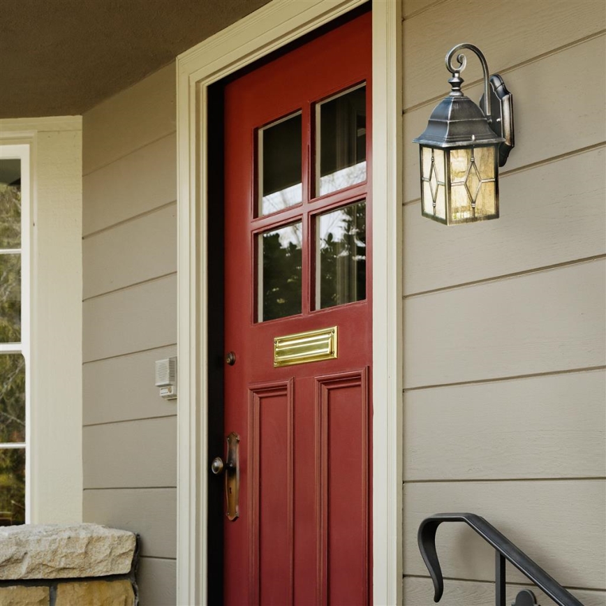 Searchlight 1642 - Utomhus Väggbelysning GENONA 1xE27/60W/230V IP23