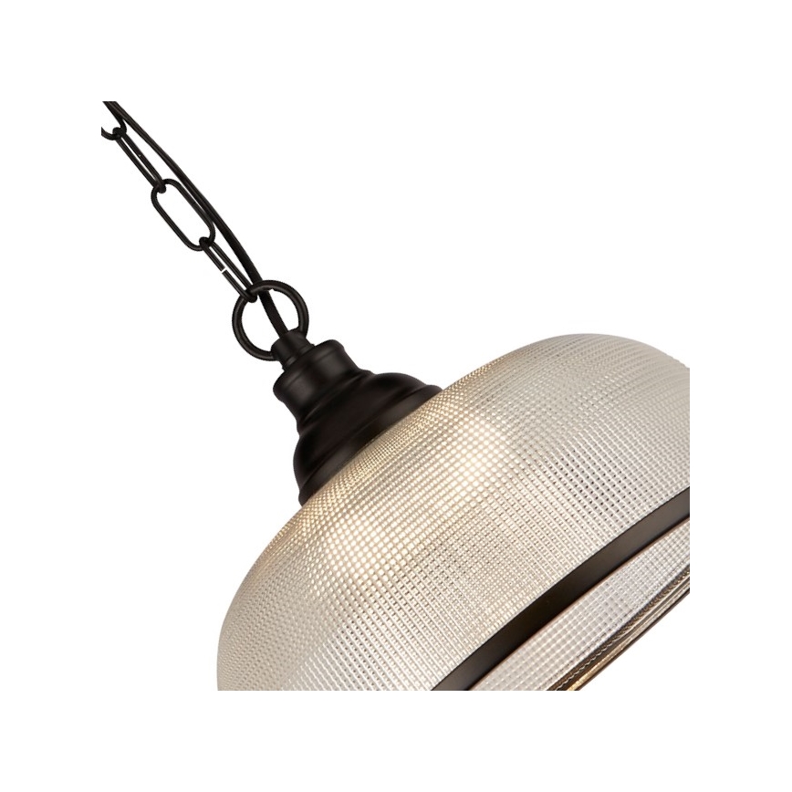 Searchlight - Ljuskrona på kedja BISTRO 1xE27/60W/230V svart