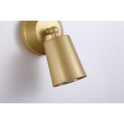 Searchlight - LED dimbar uppladdningsbar vägglampa CONE LED/1,5W/5V guld