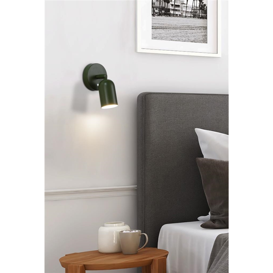 Searchlight - LED dimbar uppladdningsbar vägglampa CONE LED/1,5W/5V grön