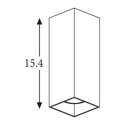 Searchlight - Vägglampa DON 2xGU10/10W/230V brun