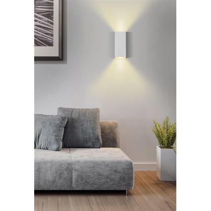 Searchlight - Vägglampa DON 2xGU10/10W/230V vit