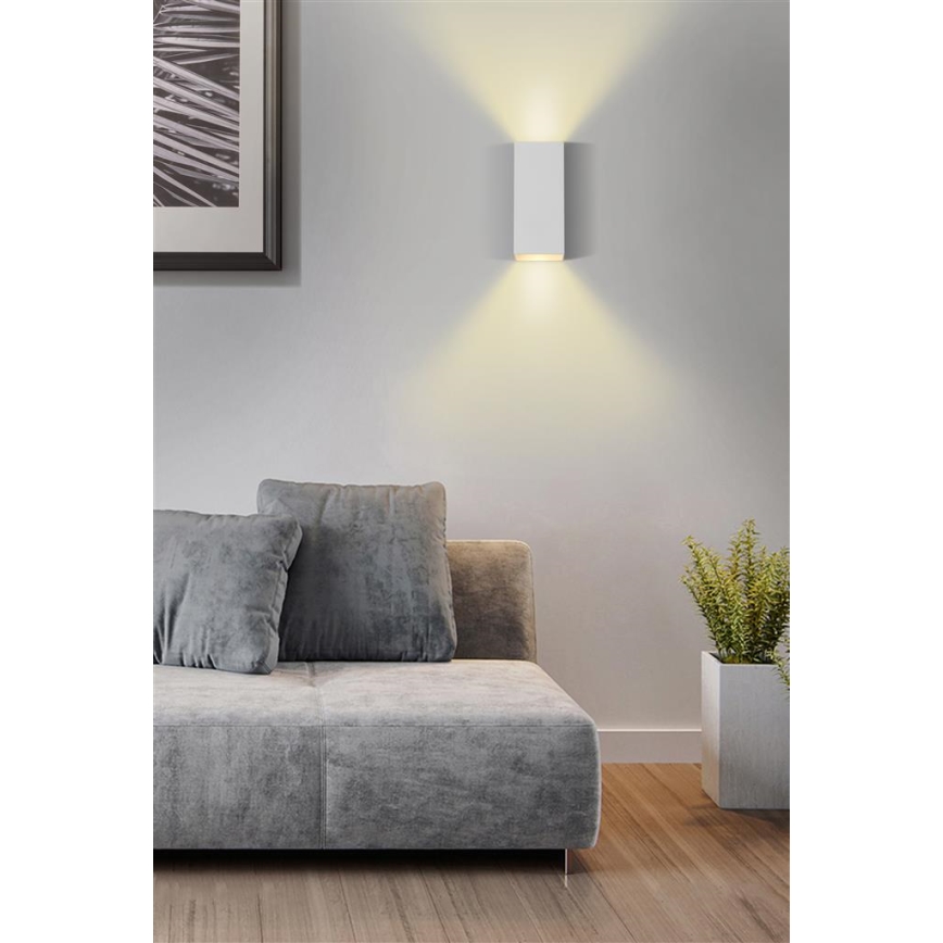 Searchlight - Vägglampa DON 2xGU10/10W/230V vit