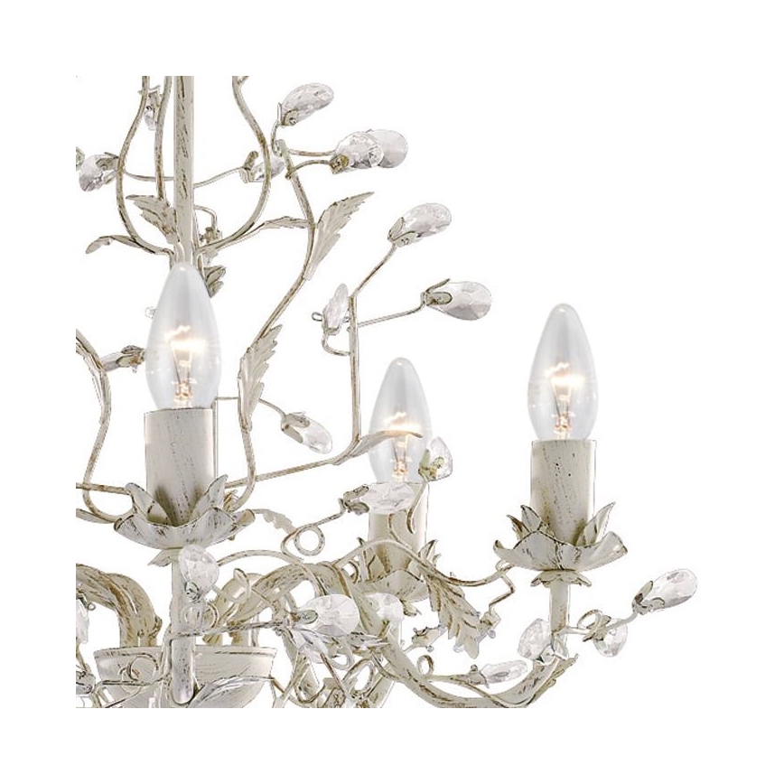 Searchlight - Ljuskrona på kedja ALMANDITE 5xE14/40W/230V