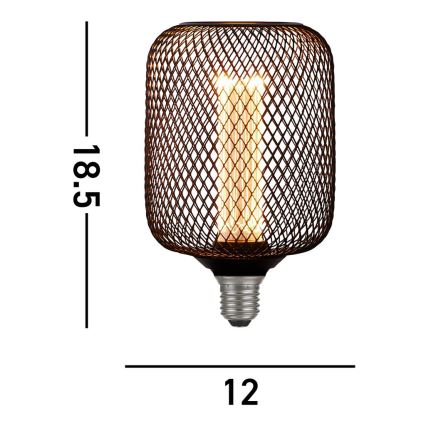 Searchlight - LED dimbar dekorationslampa WIRE MESH E27/4,5W/230V 2700K