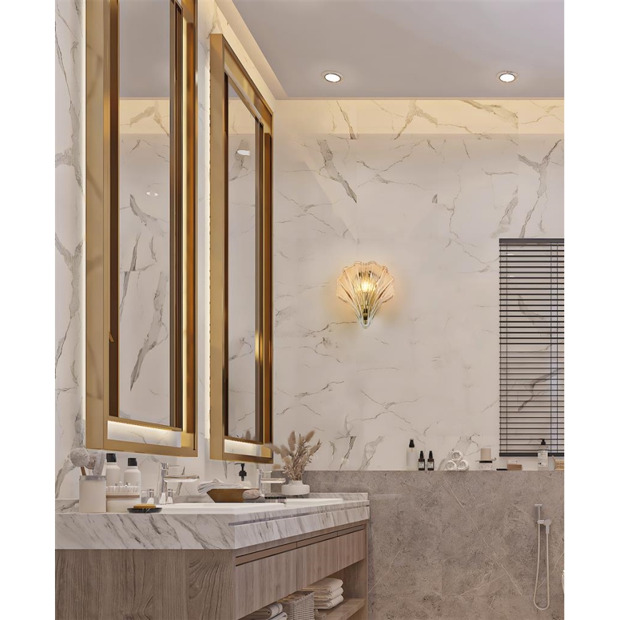 Searchlight - Vägglampa SHELL 1xG9/7W/230V rökfärgad