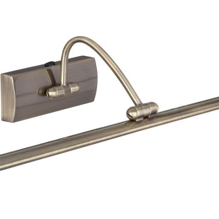 Searchlight 2984-51AB - LED-bildlampa LED/3W/230V mässing