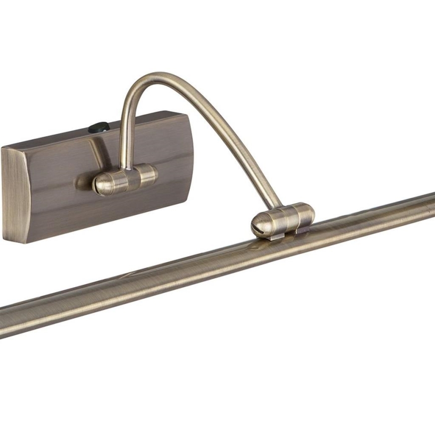 Searchlight 2984-51AB - LED-bildlampa LED/3W/230V mässing