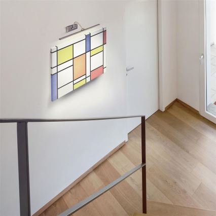 Searchlight - LED tavelbelysning LED/3W/230V matt krom