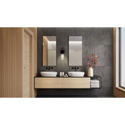 Searchlight - Vägglampa IMPERIAL 1xG9/7W/230V svart