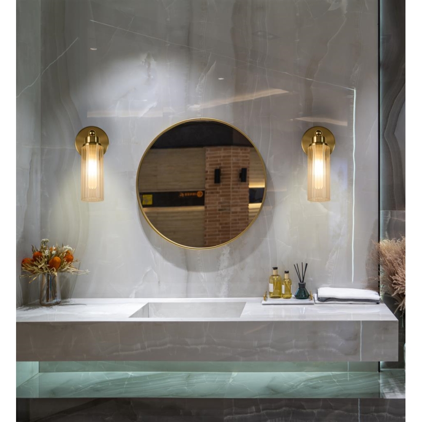 Searchlight - Vägglampa IMPERIAL 1xG9/7W/230V mässing