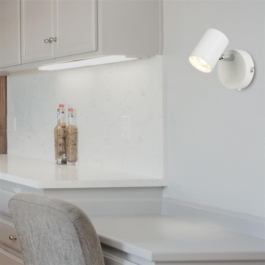 Searchlight - LED väggspot ROLLO LED/4W/230V vit