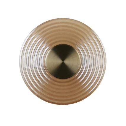 Searchlight - LED dimbar vägglampa CLEO LED/9,4W/230V mässing
