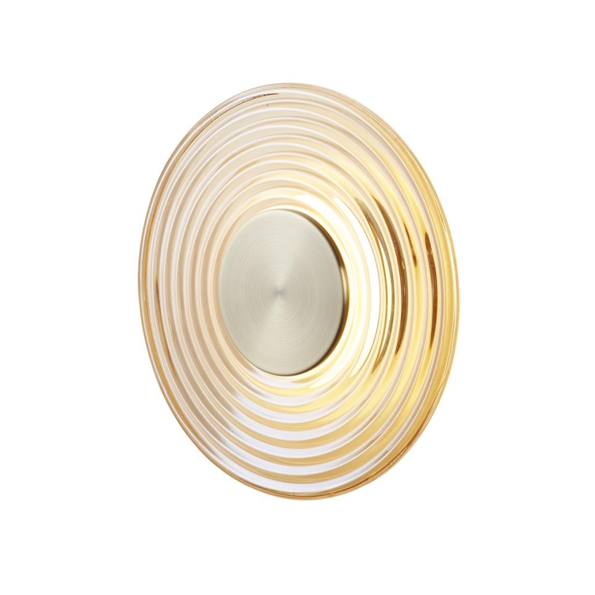 Searchlight - LED dimbar vägglampa CLEO LED/9,4W/230V mässing