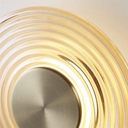 Searchlight - LED dimbar vägglampa CLEO LED/9,4W/230V mässing