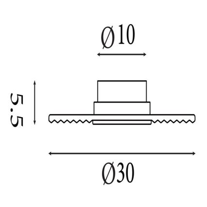 Searchlight - LED-dimbar väggarmatur CLEO LED/9,4W/230V svart