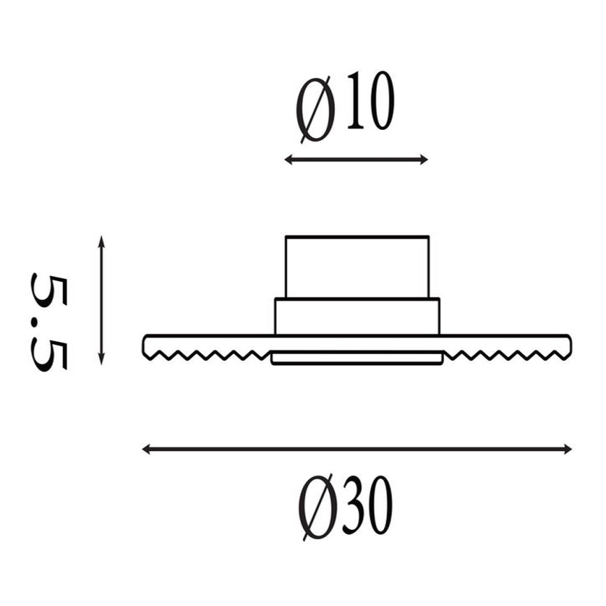 Searchlight - LED-dimbar väggarmatur CLEO LED/9,4W/230V svart