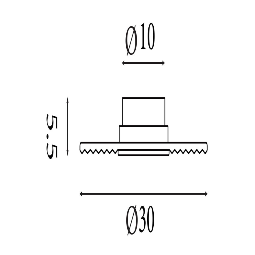Searchlight - Dimmbar väggarmatur CLEO LED/9,4W/230V grå