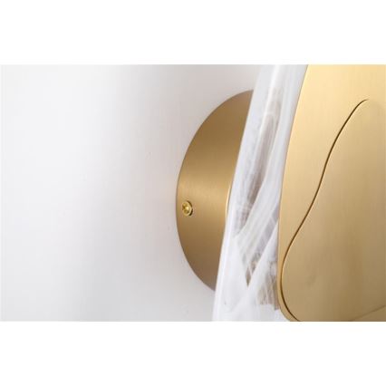 Searchlight - LED-väggarmatur DESTINY LED/8W/230V mässing