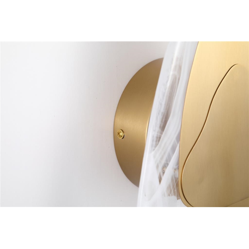 Searchlight - LED-väggarmatur DESTINY LED/8W/230V mässing