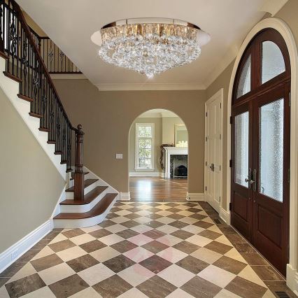 Searchlight - Taklampa HANNA 8xG9/33W/230V