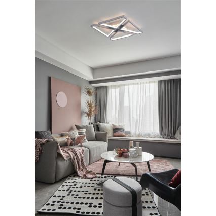 Searchlight - Dimbar LED-taklampa QUATRO LED/29W/230V 40x40 cm