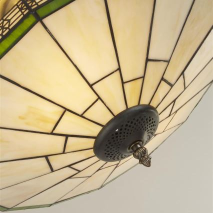 Searchlight - Tiffany takmonterad taklampa NEW YORK 2xE14/40W/230V