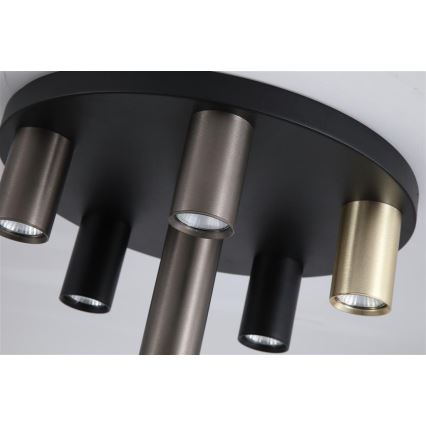 Searchlight - Taklampa TUBES 6xGU10/10W/230V Ø 40 cm